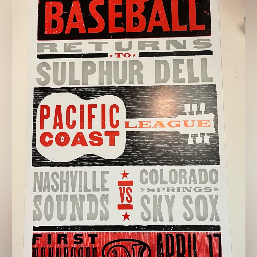 Hatch Print Poster-World Famous Print Shop in Nashville, TN 13” x 22” Po…